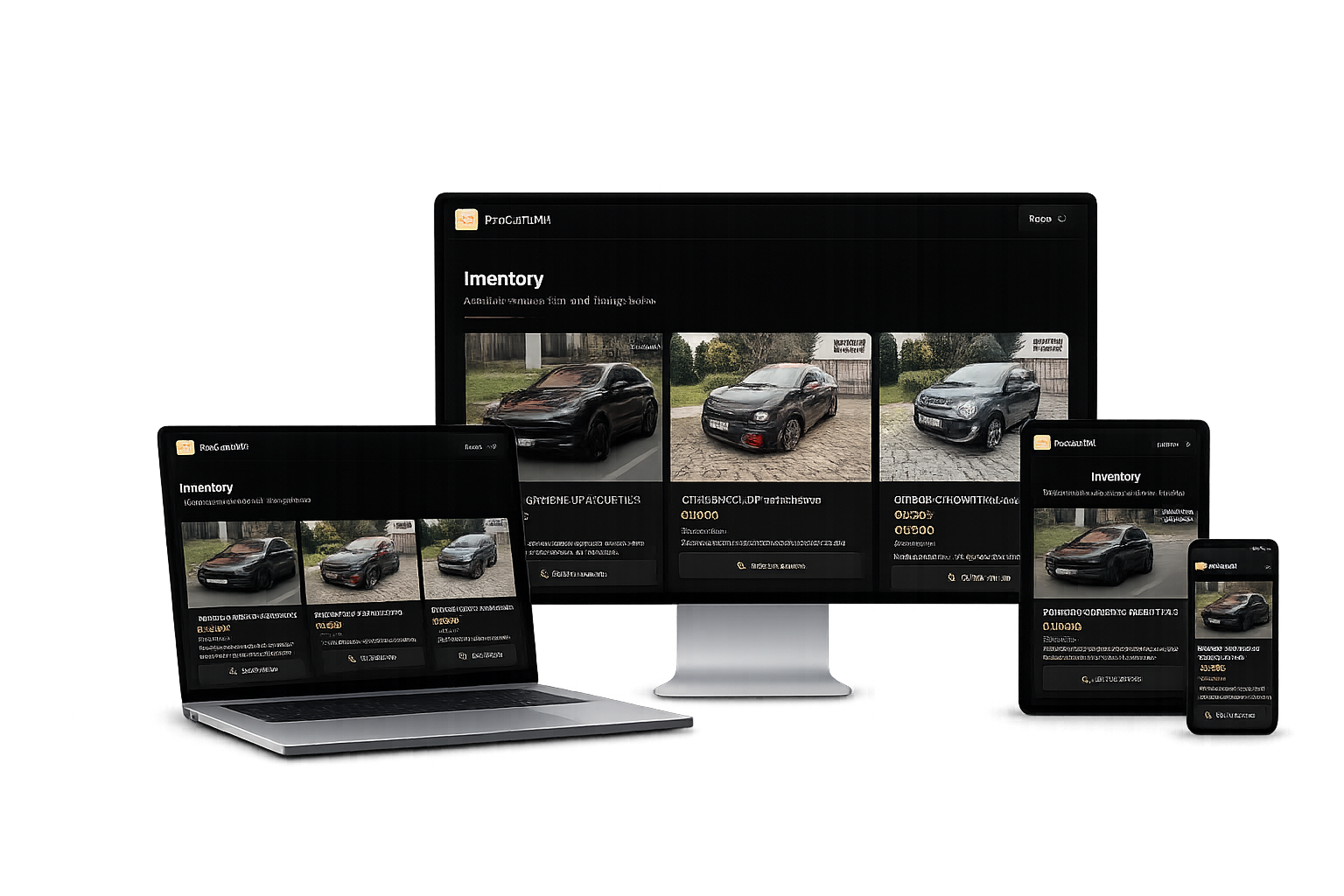 Procars MK —  website preview